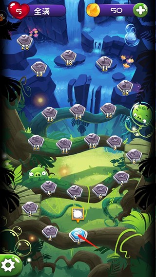 愤怒的小鸟泡泡大战游戏玩法2