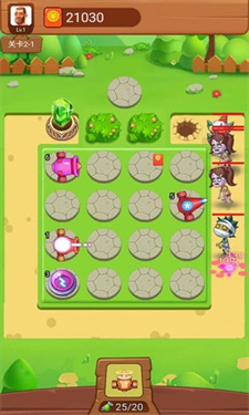 暴打僵尸战斗场景