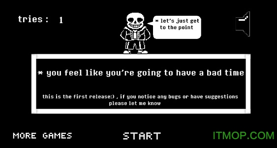 Bad time sans无敌版