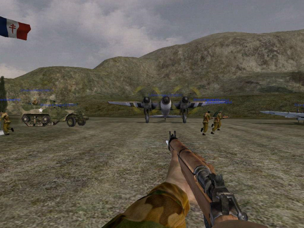 战地风云1942多人战场全景